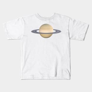 Planet saturn on transparent background Kids T-Shirt